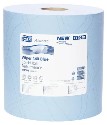 Produktbild von Tork 130081, 350 Blätter, Blau, 262 mm, 524 mm, 235 mm, 3,4 kg