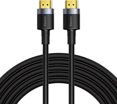 Obrázok produktu pre Baseus Cafule 4K HDMI (samec) na adaptér 4K HDMI (samec), 5 m, čierny