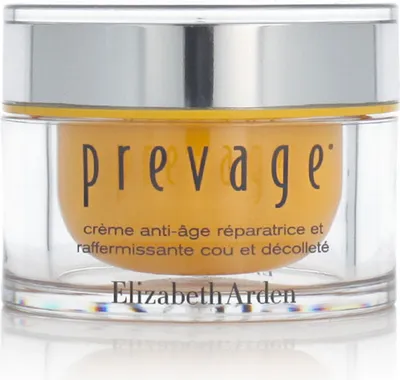 Produktbild von Elizabeth Arden Prevage Anti-Aging Neck and Décolleté Firm & Repair Cream, Frauen, Universalhülle, Anti-Aging, Kräftigend, Feuchtigkeitsspendend, Reparatur, Topf, WATER/AQUA/EAU, DIMETHICONE, GLYCERIN, CAPRYLIC/CAPRIC TRIGLYCERIDE, BIOSACCHARIDE GUM-4,..., 50 ml