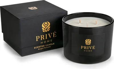 Produktbild von PRIVE HOME Kerze, 420 g (Bergamotte, Rosmarin, Basilikum, blumig, holzig und OUD)