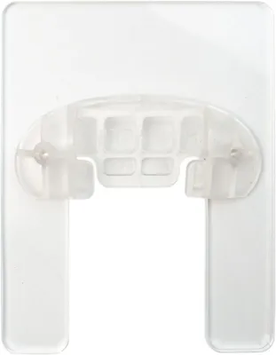 Productafbeelding van Tapijtsnijder Basis - Snijgeleider Houder - Tapijt Snijden - Transparant Acryl - 13 x 10 cm - Transparant
