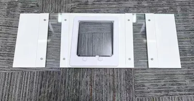 Obrázek produktu pro Kočičí dvířka, nastavitelná pro různé šířky oken, snadná instalace, kočičí vstup pro okna