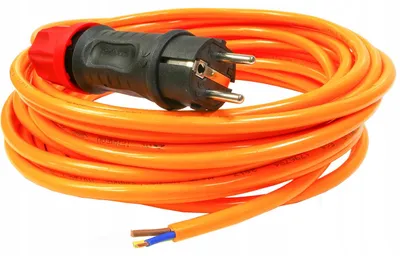 Produktbild von Helukabel Anschlusskabel PUR 3x1,5mm² 5m 16A IP44 orange