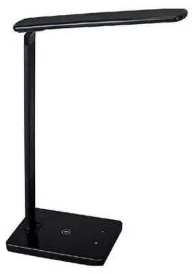 Produktbild von MeLiTec LED Schreibtischleuchte T95/ T95-1 Handy Ladefunktion mit Adapter : Schwarz Farbe: Schwarz