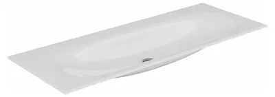 Image de Keuco Edition 11 lavabo en céramique 1405 x 538 mm sans percement pour robinetterie - blanc - 31160311400