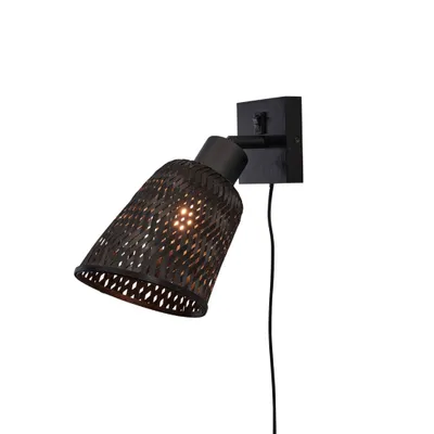 Produktbild von Wandleuchte Java Schwarz Schwarz