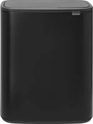 Produktbild von Brabantia Bo Touch Bin 2 x 30 Liter Mat Zwart