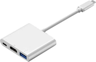 Produktbild von D Vier USB-C HUB Digital AV Multi Port Adapter USB 3.1 Type-C to 1 HDMI 4K USB