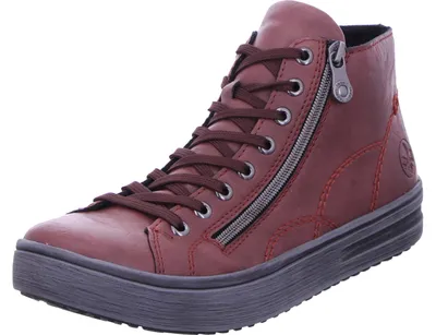 Produktbild von Rieker Damen Stiefelette 54256-39, 54256-40, 54256-41, 54256-42, 54256-43, 54265-39, 54265-40, 54265-41, 54265-42, 54265-43 RIE-L2520 bordeaux 43