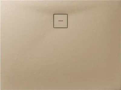 Produktbild von BREUER Duschwanne Mineralguss Modern Line Steinoptik Sandstein 80 x 100 cm