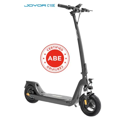 Produktbild von C10E ABE‑E-SCOOTER 500W, 20 km/h, 48V 10,4Ah, 10 Zoll , Doppelscheibenbremsen vorne & hinten, einteilige Magnesium‑Legierung,120KG