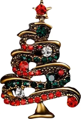 Produktbild von Weihnachtsbaum Weihnachtsbaum Brosche D