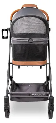 Produktbild von Wonderfold P2 Tier Transportwagen / Hunde Buggy, Wonderfold:Grau
