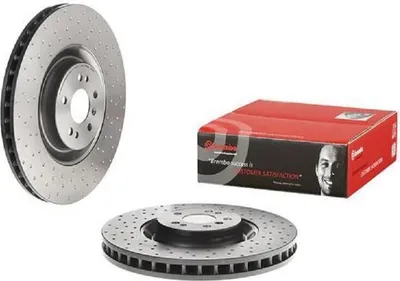Produktbild von 2x BREMBO 09.C942.11 Bremsscheibe Vorderachse