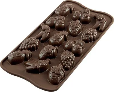 Produktbild von Silikonform für Schokoladenfrüchte