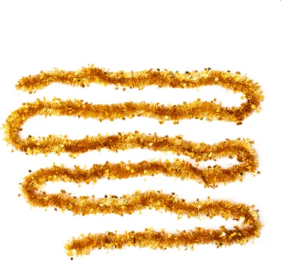 Produktbild von Girlande Schneeflocken Kette Doxa Gold Ø 100 mm x 6 m