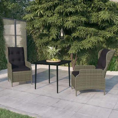 Produktbild von 3-tlg. Garten-Essgruppe Braun , Gartenmöbel-Sets Design 2024