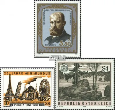 Produktbild von Briefmarken Österreich 1984 Mi 1782,1783,1784 (kompl.Ausg.) postfrisch Sondermarken