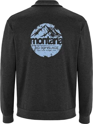 Produktbild von Übergrößen Trainerjacke Sky Village eisblau AHORN Anthrazit-Melange 3XL
