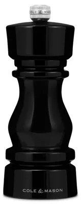 Produktbild von Cole & Mason London Acryl schwarz Pfeffermühle 15 cm
