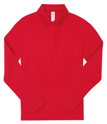 Image de B&C - Chemise « My Polo 180 » pour femmes à manches longues FK3287 (M) (rouge)