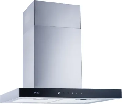 A studio shot of a kitchen range hood.