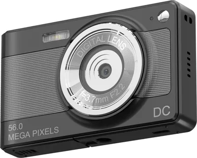 Obrázek produktu pro Digitální fotoaparát s rozlišením 1080p, videokamera, 56 MP, 2,88palcový displej, 8násobný zoom, AF, automatické zaostřování, stabilizace obrazu, rozpoznávání obličejů, s 32 GB paměti