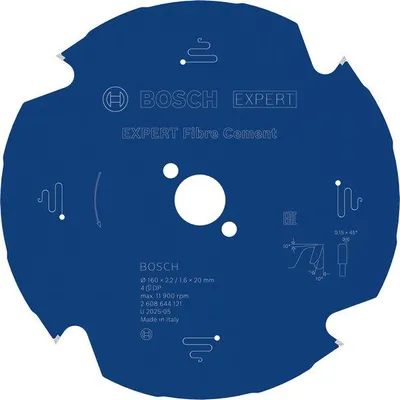Produktbild von EXPERT Fibre Cement Kreissägeblatt, 160x2,2/1,6x20 mm, Z4
