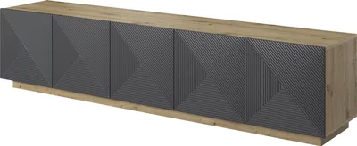 Zdjęcie produktu dla SZAFKA POD TELEWIZOR STOLIK KOMODA RTV salon 200 cm LOFT nowoczesna boho