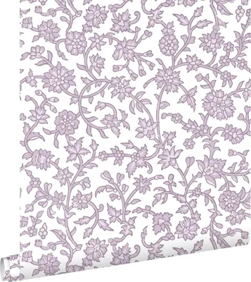 Produktbild von ESTAhome Tapete Blumenmuster Violett 50 x 900 cm
