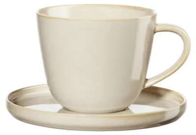 Produktbild von Asa Kaffeetasse mit Untertasse Coppa Tofu Creme (250ml) (2-teilig)