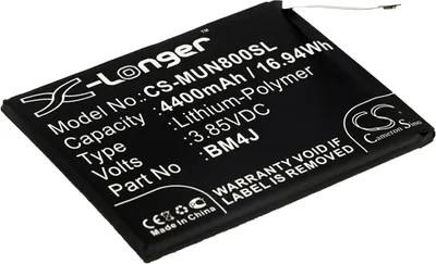 Obrázek produktu pro TECHTEK Baterie kompatibilní s [Redmi] M1908C3JE, M1908C3JG, M1908C3JH, Note 8 Pro, Note 8 Pro Dual SIM, Note 8 Pro Dual SIM TD-LTE, pro [Xiaomi] M1