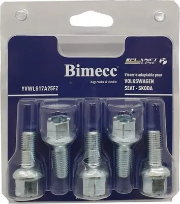 Produktbild von 5x BIMECC Radschraube M12 SW17 für VW GOLF III (1H1) YVWLS17A25FZ