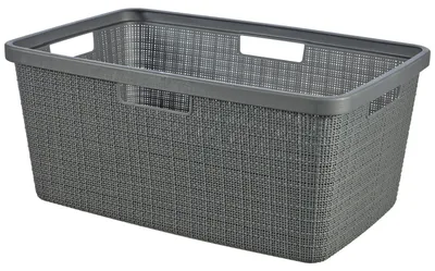 Produktbild von Curver Jute 46L grau Wäschekorb