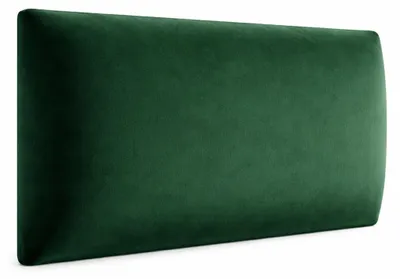 Produktbild von Polsterpaneel - Wandkissen 80x40cm - Wandpolster - Bettkopfteil - Wandpaneel 3D Dunkelgrün