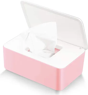 Produktbild von Feuchttücher-Box,Toilettenpapier Box,Baby Feuchttücherbox,Kunststoff Feuchttücher Spender,Baby Tücher Fall,Taschentuchhalter,Tücherbox,Tissue Aufbewahrungskoffer,Serviettenbox