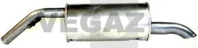 Produktbild von VEGAZ PGS-376 Endschalldämpfer passend für PEUGEOT 207 (WA, WC) Auspuff