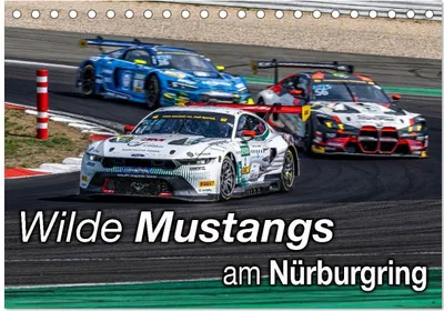 Produktbild von Wilde Mustangs am Nürburgring (Tischkalender 2027 DIN A5 quer), CALVENDO Monatskalender