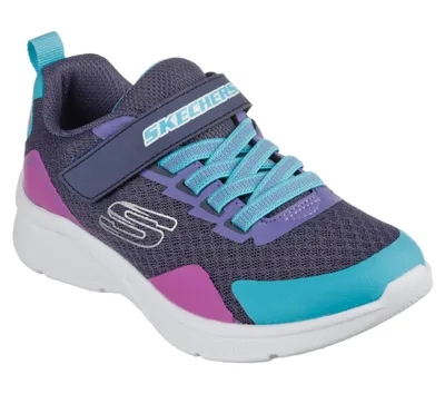 Produktbild von Skechers Mädchen Sneaker MICROSPEC BRIGHT RETROS grau, Größe 27,5 (302348L)