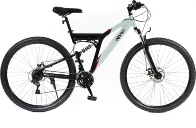 A full-shot studio image of a bicycle against a white background.