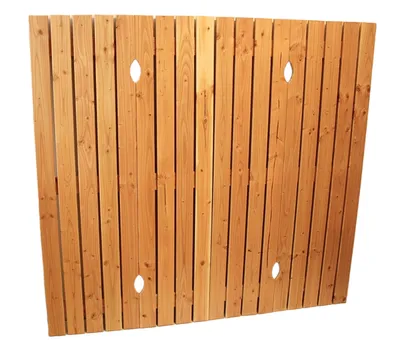 Produktbild von Sandkastendeckel Bulle aus Lärchenholz Holzdeckel Abdeckung Größe: 165 x 180 cm