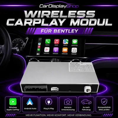 Produktbild von Wireless CarPlay & Android Auto Modul für Bentley Mulsanne