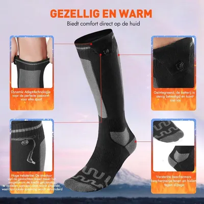 Wärmende Socken für kalte Füße – Wiederaufladbare beheizte Socken für Damen und Herren