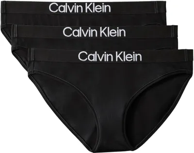 Produktbild von Calvin Klein LV00QD5398UB1, Slips, Erwachsener, Weiblich, Schwarz, BGD, 3 Stück(e)