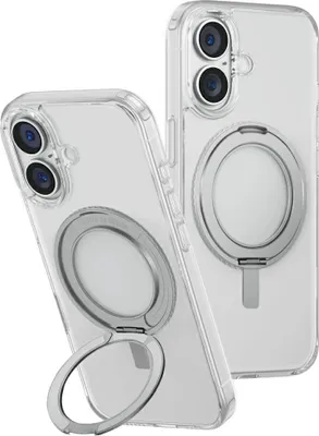 Zdjęcie produktu dla Etui UNIQ Swivix 360° do iPhone 16 przezroczysty