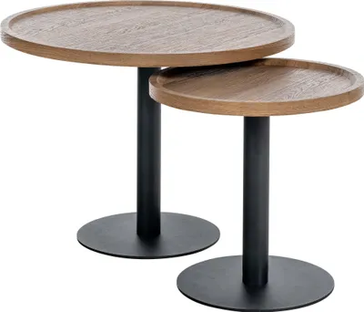Immagine prodotto di Set di 2 tavolini Aspen, colore: naturale