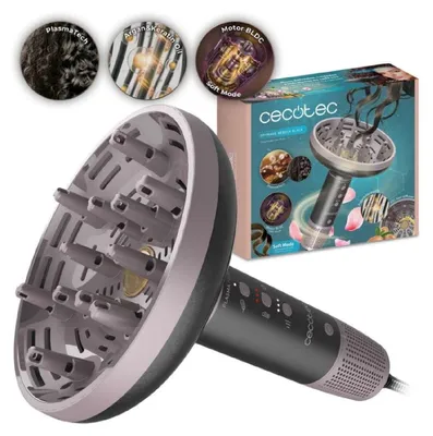 Produktbild von Cecotec Trockner DryWave Nébula Black, 1300W Arganöl Keratin