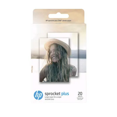 Produktbild von HP Zink Fotopapier 20 Blatt - für HP Sprocket Plus