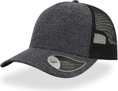 Produktbild von Atlantis RAML | Rapper Melange Cap, 5-Panel-Design - Farbe: Navy - Größe: One Size