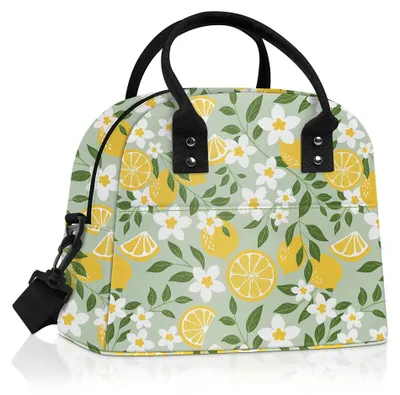 Image de Sac isotherme pour déjeuner - Avec accumulateur de froid - Pour femmes - Gris